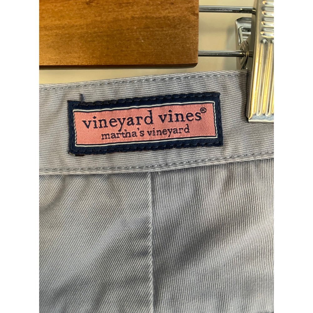 Vineyard Vines Men's Chino Pants Gray Straight Leg Casual Size 38x34 - Picture 3 of 3